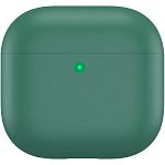 Чехол AhaStyle Ultra-Thin Colorful Silicone Case для Apple AirPods 4 Midnight Green (CP-WG172-PG)