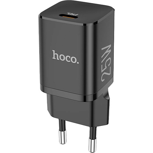 Мережевий зарядний пристрій Hoco N19 Rigorous PD25W Black (751966) - придбати в Дніпрі, Україні: ціна, характеристики | інтернет-магазин TOUCH