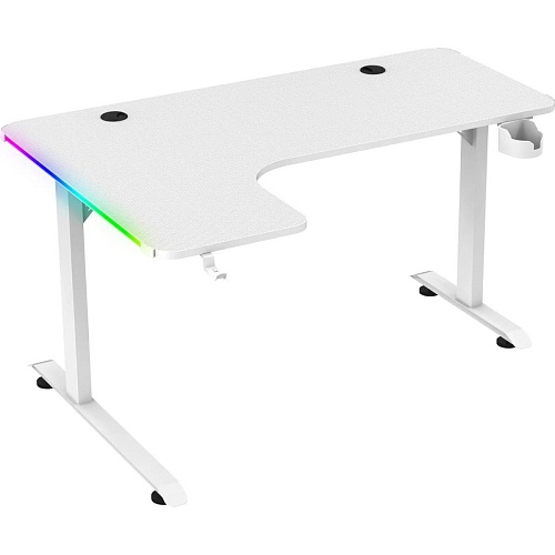 Компьютерный игровой стол GT Racer T-1217 (160x60-100x73) White Компьютерный игровой стол GT Racer T-1217 (160x60-100x73) White