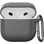 Чохол Silicone Case для Apple AirPods 4 Advanced Ash