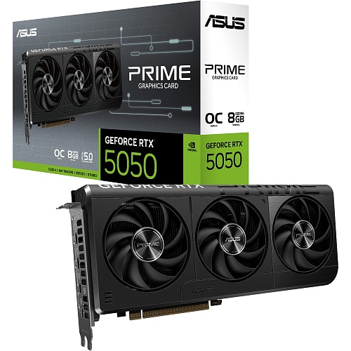 Відеокарта Asus Prime GeForce RTX 5050 8GB OC Edition (PRIME-RTX5050-O8G) UA - придбати в Дніпрі, Україні: ціна, характеристики | інтернет-магазин TOUCH