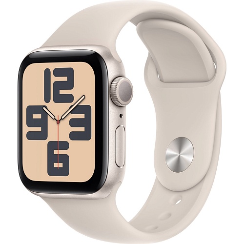 Смарт-часы Apple Watch SE 2 GPS 40mm Starlight Aluminum Case with Starlight Sport Band S/M (MR9U3)
