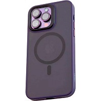 Чехол Blueo Frosted Anti-Drop with MagSafe для Apple iPhone 14 Pro Deep Purple