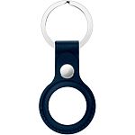 Чехол для поисковой метки Apple AirTag Leather Key Ring Stormblue HC
