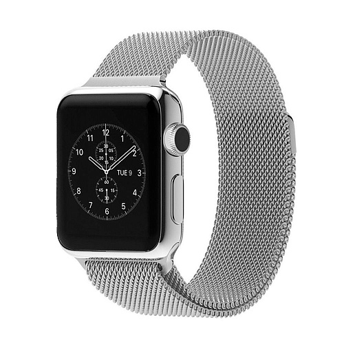 ≡ Ремінець Milanese Loop Magnetic Band для Apple Watch 38mm Silver - придбати в Дніпрі, Харкові, Одессі, Запоріжжі