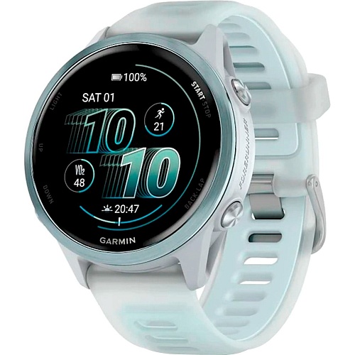 Смарт-часы Garmin Forerunner 570 42mm Cloud Blue Aluminum with Translucent Whitestone/Cloud Blue Band (010-02970-01) - придбати в Дніпрі, Україні: ціна, характеристики | інтернет-магазин TOUCH