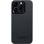 Чехол Pitaka MagEZ Case 4 600D Twill для Apple iPhone 15 Pro Max Black/Grey (KI1501PMA)