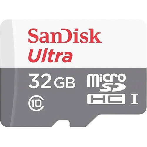 Карта памяти SanDisk microSDHC 32GB UHS-I Ultra A1 (SDSQUNR-032G-GN3MN)