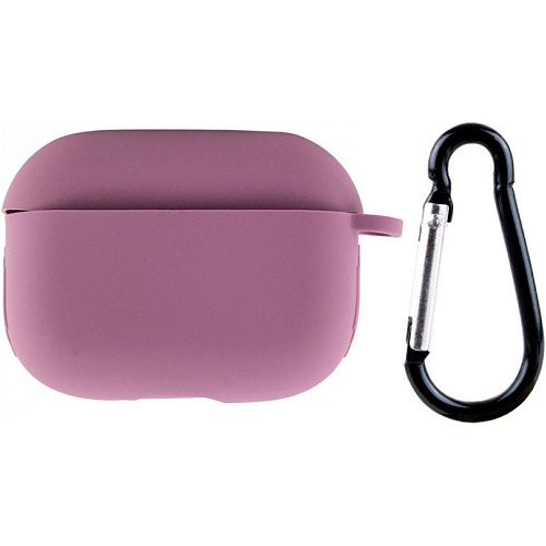 Чехол Silicone Case + Carbine для Apple AirPods Pro 2 Lilac Pride