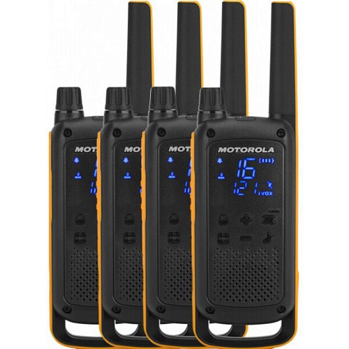 Рация Motorola TALKABOUT T82 Extreme Quad (5031753007218) Yellow-Black