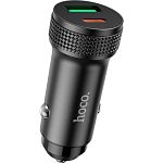 Автомобильное зарядное устройство Hoco Z49B Level Black (614399)