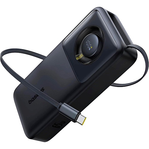 Внешний аккумулятор Baseus Free2Pull 20000mAh 65W Cosmic Black (P10073700123-00)