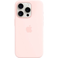 Чехол Apple Silicone Case with MagSafe для iPhone 15 Pro Light Pink (MT1F3ZM/A)
