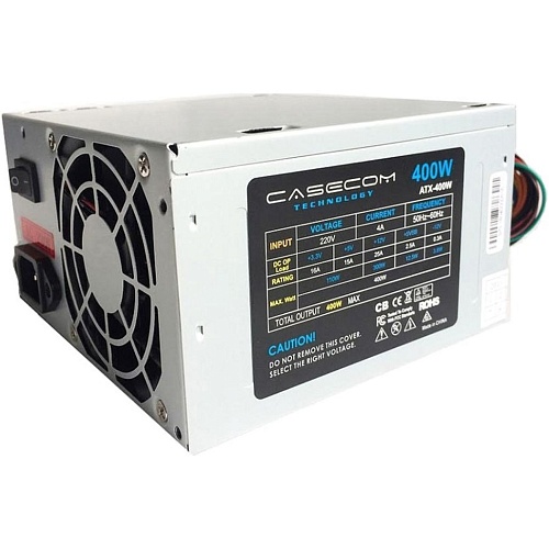 Блок живлення Casecom 400W (CM 400 ATX) - придбати в Дніпрі, Україні: ціна, характеристики | інтернет-магазин TOUCH