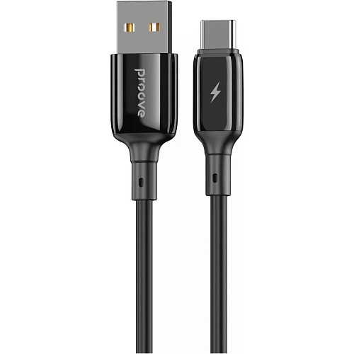 Кабель Proove Flex Metal USB-A to USB-C 2.4A 1m Black (CCFM20001201) Кабель Proove Flex Metal USB-A to USB-C 2.4A 1m Black (CCFM20001201)