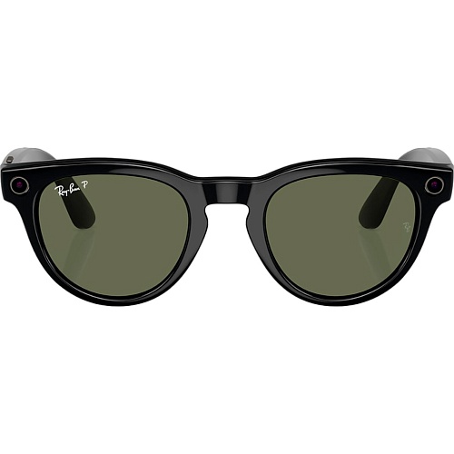 Смарт-очки Ray-Ban Meta Headliner Shiny Black Frame/Green Lenses (RW4009 601/9A 50-23)