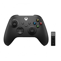 Геймпад Microsoft Xbox Series X/S Wireless Controller Carbon Black + Wireless Adapter for Windows (1VA-00002) Геймпад Microsoft Xbox Series X/S Wireless Controller Carbon Black + Wireless Adapter for Windows (1VA-00002)
