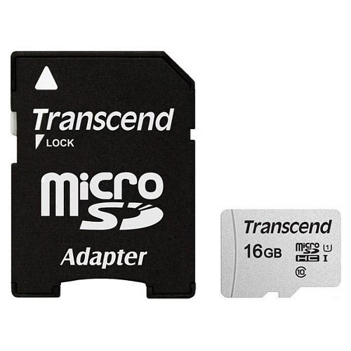 Карта пам'яті Transcend microSDHC 300S 16 GB UHS-I + SD Adapter (TS16GUSD300S-A) - придбати в Дніпрі, Україні: ціна, характеристики | інтернет-магазин TOUCH