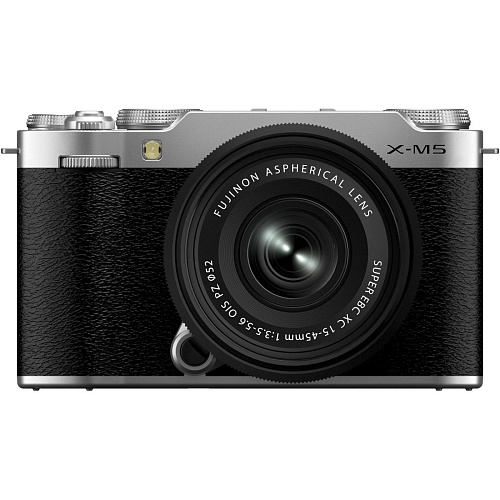 Бездзеркальний фотоапарат Fujifilm X-M5 Kit XC 15-45mm f3.5/5.6 OIS PZ Silver (16900771) - придбати в Дніпрі, Україні: ціна, характеристики | інтернет-магазин TOUCH