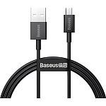 Кабель Baseus Superior Series Fast Charging micro-USB 2A 2m Black (CAMYS-A01) 