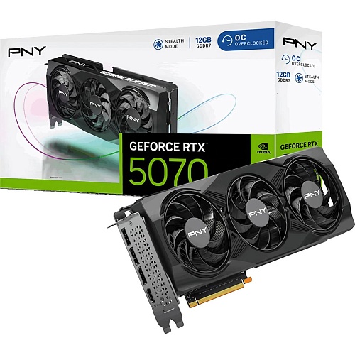 Видеокарта PNY GeForce RTX 5070 OC 12GB (VCG507012TFXXPB1-O) EU