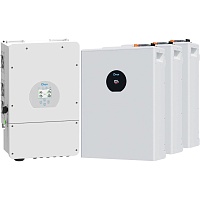 Система хранения энергии Deye SUN-10K-SG02LP1-EU-AM3 10kW + 3 АКБ SE-F5 Pro-C 15.3kWh (51.2V/100Ah/5120Wh)