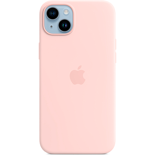 Чехол Silicone Case с MagSafe для Apple iPhone 14 Plus (Chalk Pink) ААА