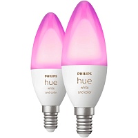 Умная лампочка Philips Hue E14 White and Color 2 шт (929002294210) Умная лампочка Philips Hue E14 White and Color 2 шт (929002294210)