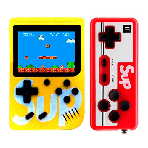 Ретро ігрова приставка c джойстиком Dendy Sup Retro Game Box with Controller 400 ігор (Yellow) - придбати в Дніпрі, Україні: ціна, характеристики | інтернет-магазин TOUCH