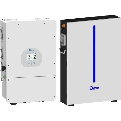 Система хранения энергии Deye SUN-12K-SG02LP1-EU-AM3 12kW + 1 АКБ RW-M6.1-B 6.1kWh (51.2V/120Ah/6144Wh)