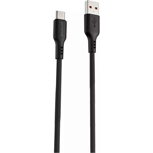 Кабель Proove Rebirth USB-A to USB-C 2.4A 1m Black (CCRE60001201)