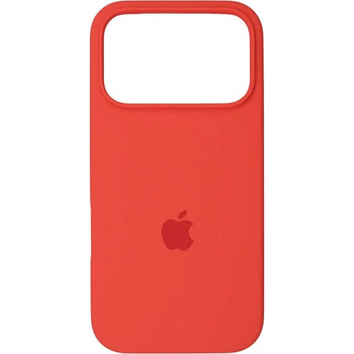 Чехол Silicone Case для Apple iPhone 17 Pro Pink Orange AA