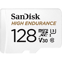 Карта пам'яті SanDisk microSDXC 128GB UHS-I High Endurance U3 V30 + SD Adapter (SDSQQNR-128G-GN6IA) - придбати в Дніпрі, Україні: ціна, характеристики | інтернет-магазин TOUCH