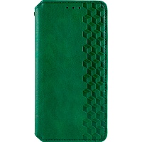Чехол-книжка GETMAN Cubic Cover Case для Xiaomi Redmi 12 4G/5G Green Чехол-книжка GETMAN Cubic Cover Case для Xiaomi Redmi 12 4G/5G Green