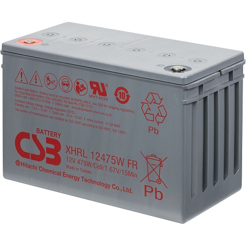 Аккумулятор CSB AGM 12V (12V/120Ah/1440Wh) (XHRL12475W)