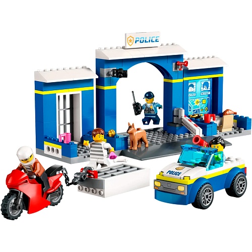 Конструктор LEGO City Преследование на полицейском участке (60370)