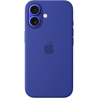 Чехол Apple Silicone Case with MagSafe для iPhone 16 Ultramarine (MYY63ZM/A)
