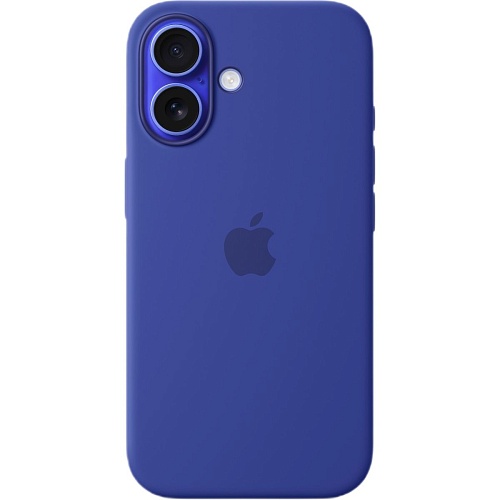 Чехол Apple Silicone Case with MagSafe для iPhone 16 Ultramarine (MYY63ZM/A)