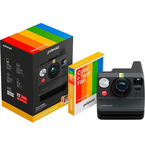 Фотокамера моментального друку Polaroid Now Gen 3 E-box Black (006560) - придбати в Дніпрі, Україні: ціна, характеристики | інтернет-магазин TOUCH