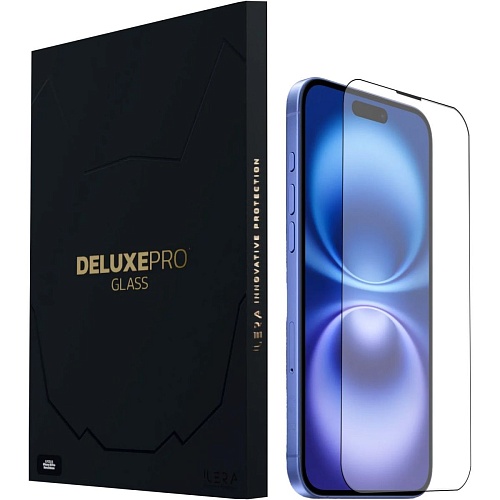 Защитное стекло iLera DeLuxe Frosted Glass для Apple iPhone 16 (iLFrDL16)
