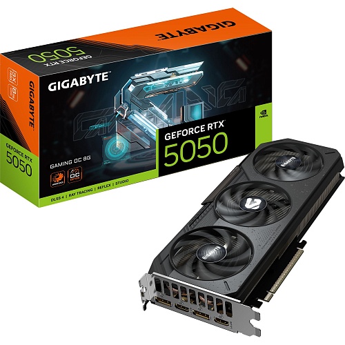 Видеокарта Gigabyte GeForce RTX 5050 Gaming OC 8G (GV-N5050GAMING OC-8GD) EU