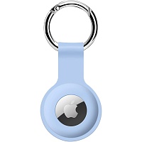 Чехол для поисковой метки Apple AirTag Silicone Key Ring Light Blue HC