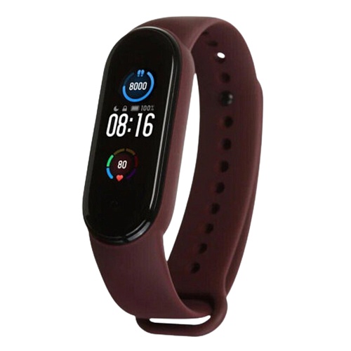 Силіконовий ремінець для Xiaomi MI Band 5 / MI Band 6 (Marsala) - придбати в Дніпрі, Україні: ціна, характеристики | інтернет-магазин TOUCH