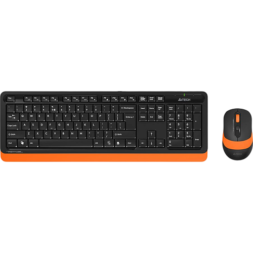 Комплект (клавіатура + миша) A4Tech Fstyler FG1010 Black/Orange - придбати в Дніпрі, Україні: ціна, характеристики | інтернет-магазин TOUCH