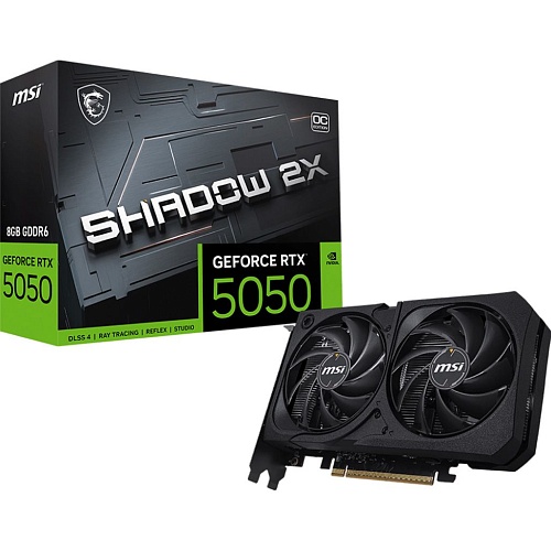 Видеокарта MSI GeForce RTX 5050 Shadow 2X OC 8G (G5050-8S2C) UA