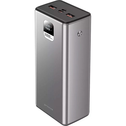Зовнішній акумулятор Proove Guardian 30000mAh 22.5W Metal Gray (PBG322210004) - придбати в Дніпрі, Україні: ціна, характеристики | інтернет-магазин TOUCH