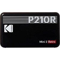 Портативний фотопринтер Kodak P210R Mini 2 Retro Black - придбати в Дніпрі, Україні: ціна, характеристики | інтернет-магазин TOUCH Портативний фотопринтер Kodak P210R Mini 2 Retro Black - придбати в Дніпрі, Україні: ціна, характеристики | інтернет-магазин TOUCH
