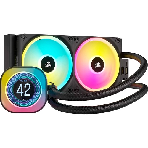 Система водяного охолодження Corsair iCUE LINK H100i LCD (CW-9061007-WW) UA - придбати в Дніпрі, Україні: ціна, характеристики | інтернет-магазин TOUCH