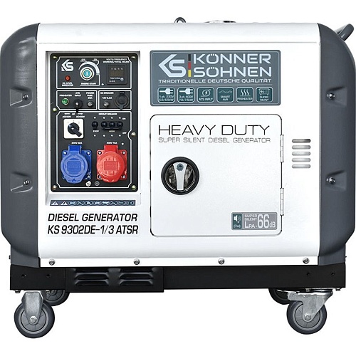 Генератор дизельный Konner&Sohnen KS 9302DE-1/3 ATSR 