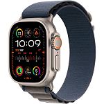 Смарт-часы Apple Watch Ultra 2 49mm Titanium Case with Blue Alpine Loop Medium (MREP3)